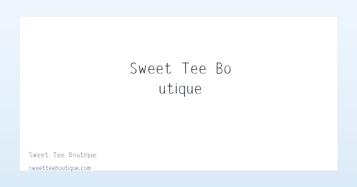 Sweet Tee Boutique 主图